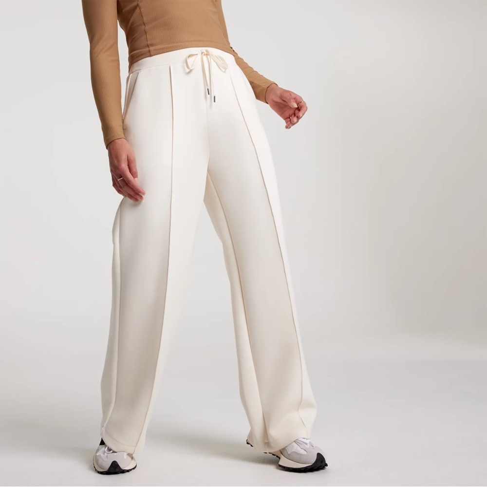 CALIA Women's Soft Scuba Wide Leg Pant